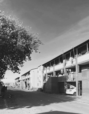 New Flats at corner of Mosheshe Avenue and Rhodes Street
