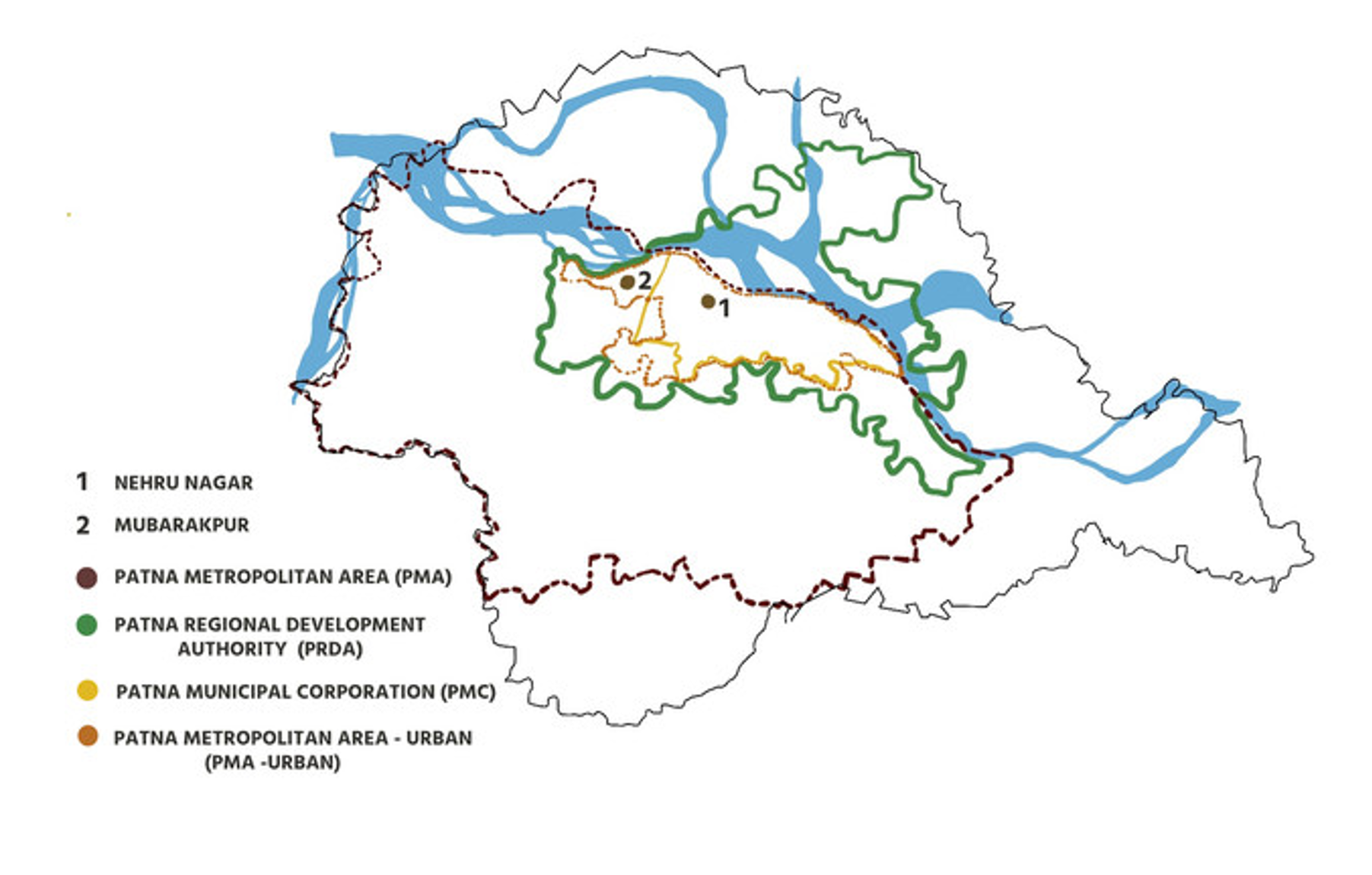 Patna flood zone map