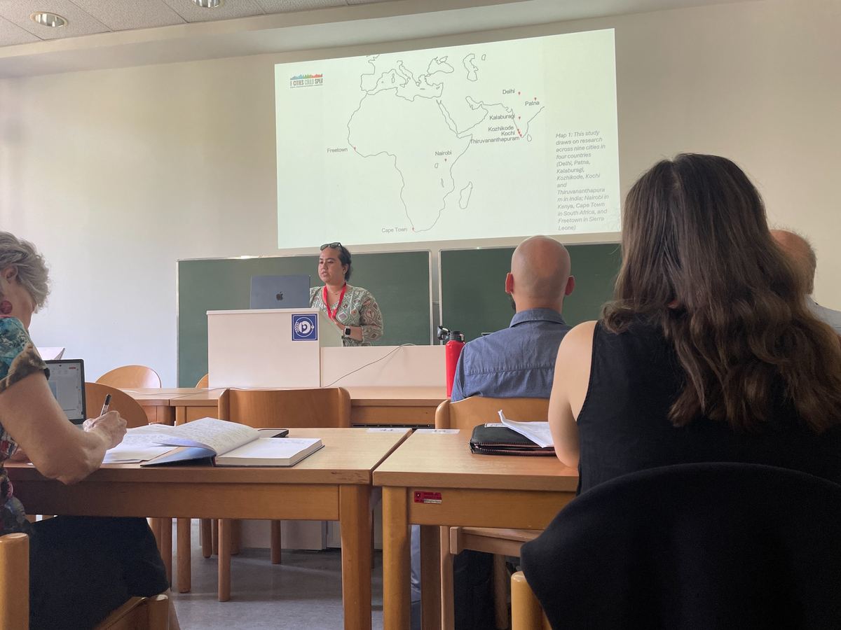 Rashee Mehra presenting at RC21 2026, University of Vienna